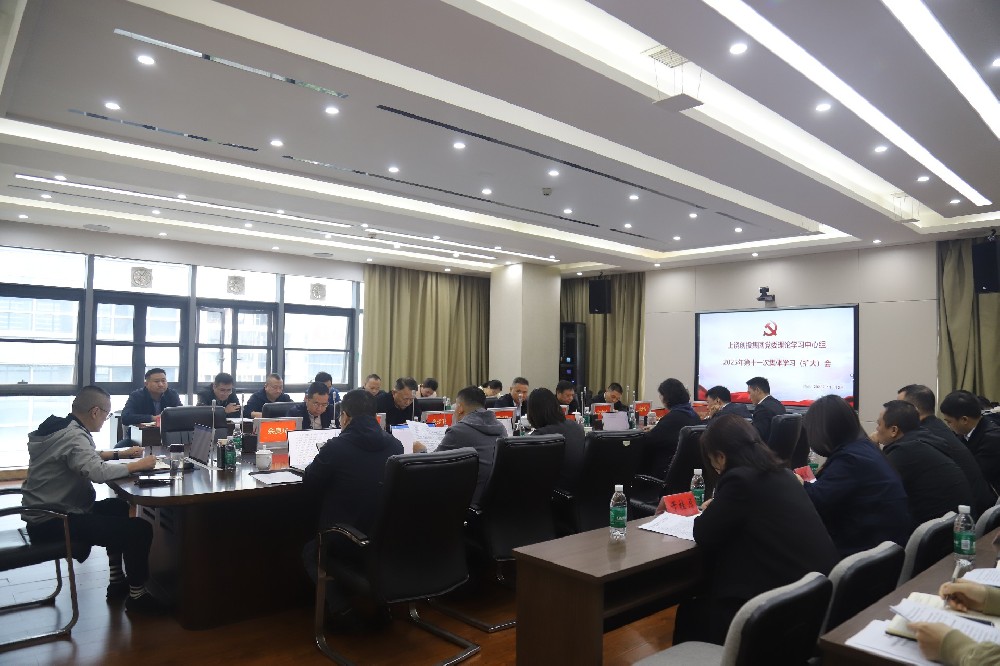 上饒創(chuàng)投集團黨委理論學習中心組2025年第十一次集體學習（擴大）會召開
